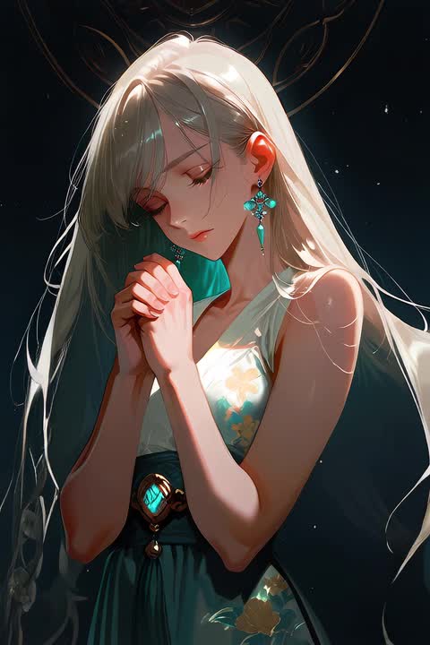 AI video #1035 by Semi:nehey:: 1girl, solo - by Semi:nehey: