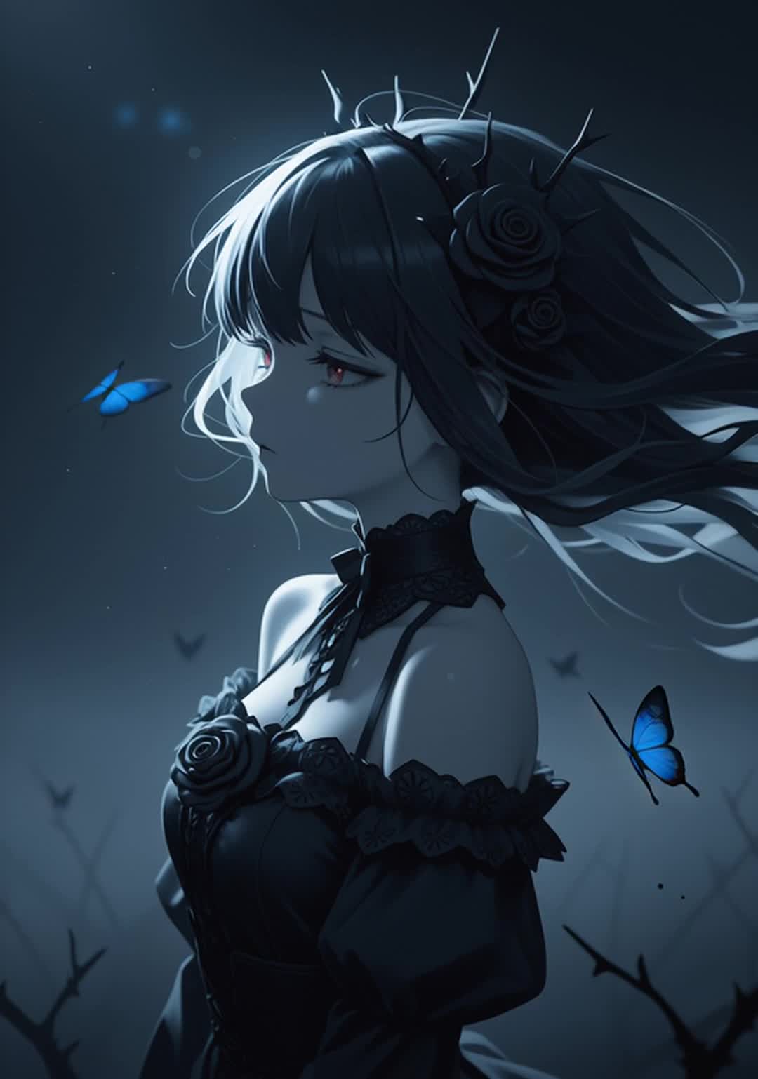 AI video #1093 by Semi:nehey:: 1girl, solo - by Semi:nehey: