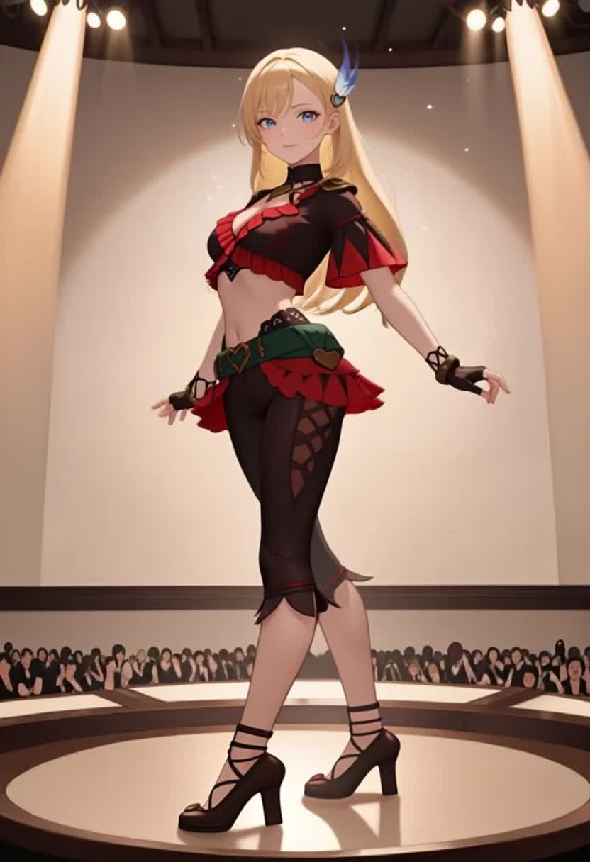 AI video #1117 by ArmetDaraco: 1girl, long hair - by ArmetDaraco