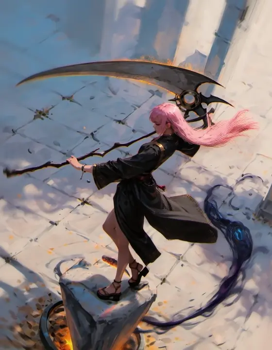 AI video #1190 by Semi:nehey:: mori calliope, 1girl - by Semi:nehey: