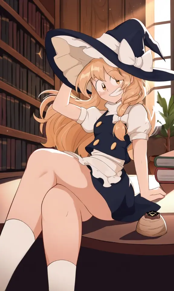 AI video #1456 by RicemanT: kirisame marisa, 1girl - by RicemanT
